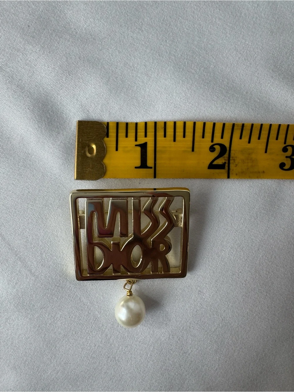 Miss Dior Brooch Gold Plated